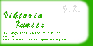 viktoria kumits business card